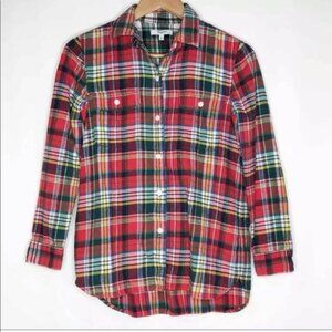 Madewell Top Ex-Boyfriend Oversized Flannel Shirt